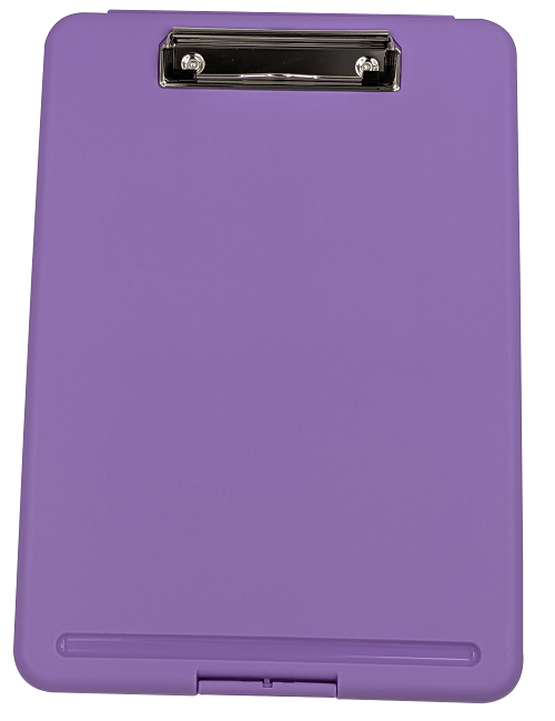 Nursing Clipboard with Storage -excellent for clinical -PURPLE