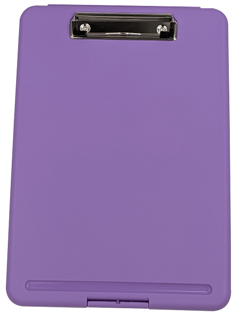 Nursing Clipboard with Storage  -excellent for clinical -PURPLE