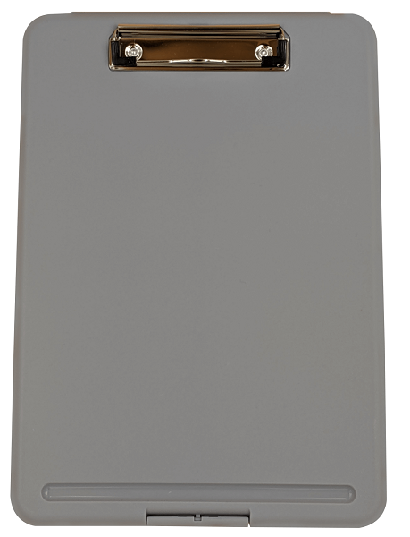 Nursing Clipboard with Storage  -excellent for clinical -GRAY
