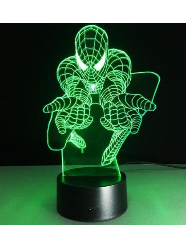 Super Spiderman 3D illusion lamp